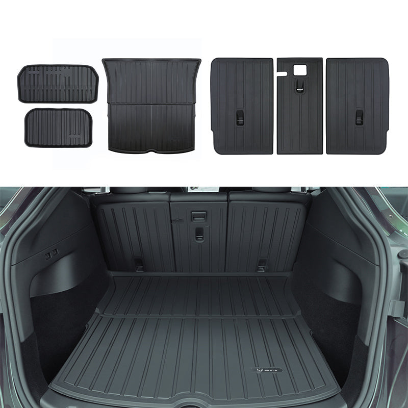 All-Weather Cargo Liners Set With Seats Back Protector (Model Y)