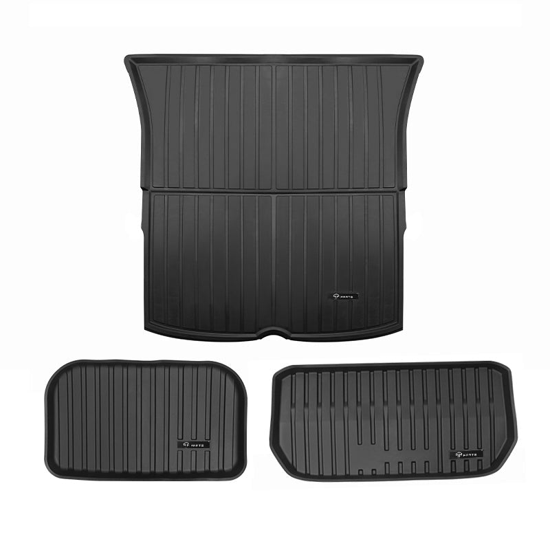 All-Weather Cargo Liners Set With Seats Back Protector (Model Y)