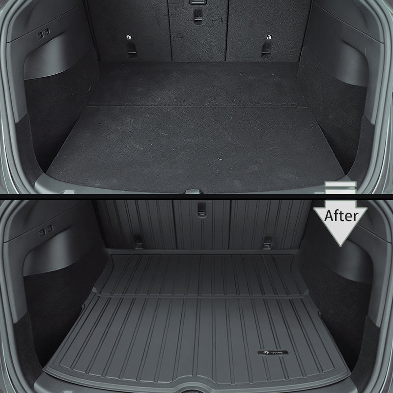 All-Weather Cargo Liners Set With Seats Back Protector (Model Y)